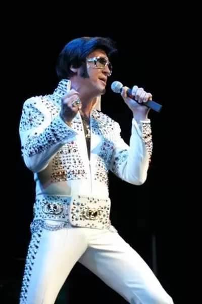 Raymond Michael as Elvis Blue Christmas Concert